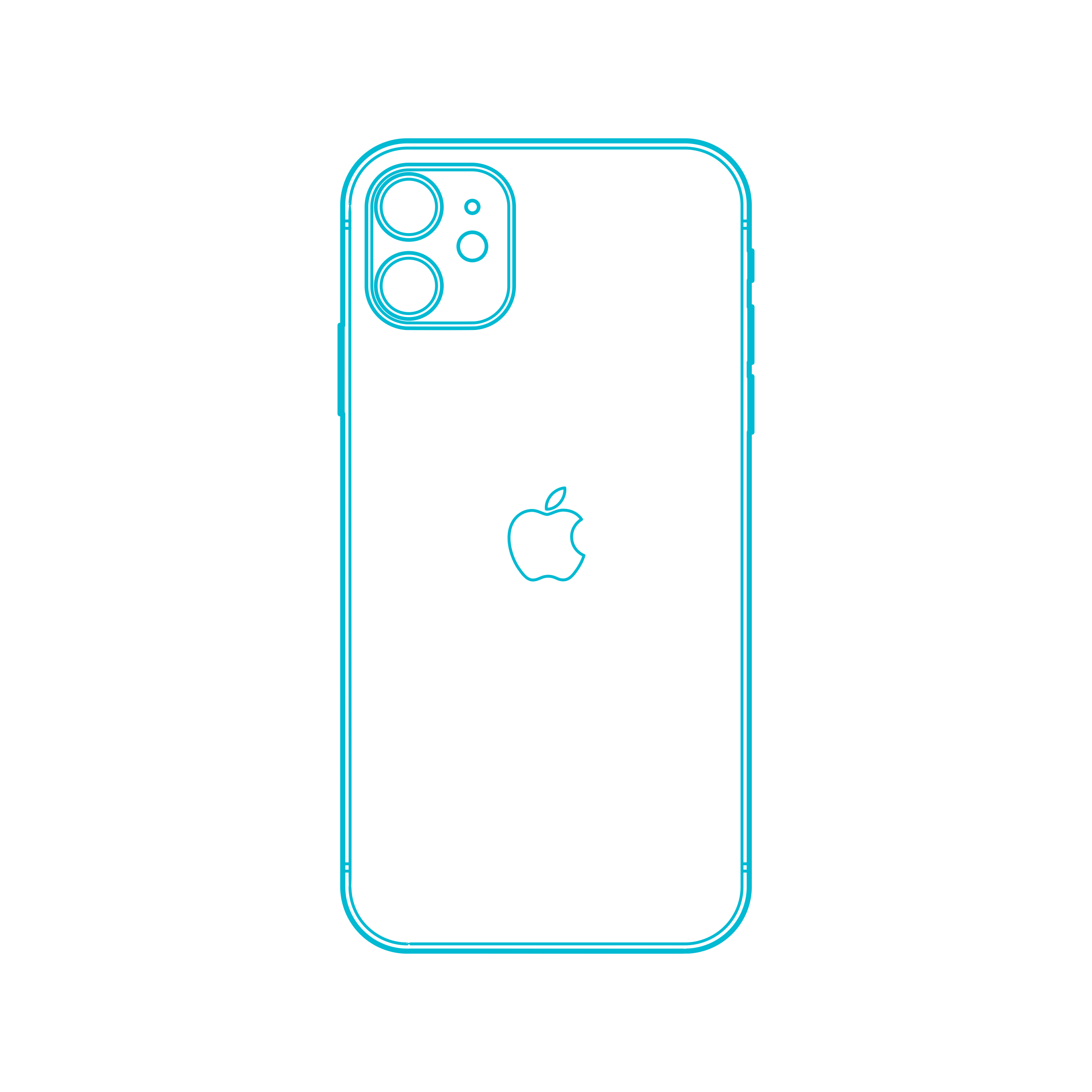 Digital Apple Iphones Apple Iphone 11 13Th Gen Sketch Contour Svg Vector Free Vectors